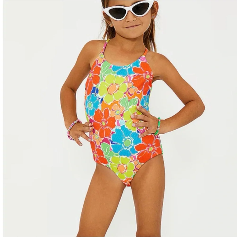 Beach Riot Girls Little Julia One Piece Swimsuit, 11/12 kids